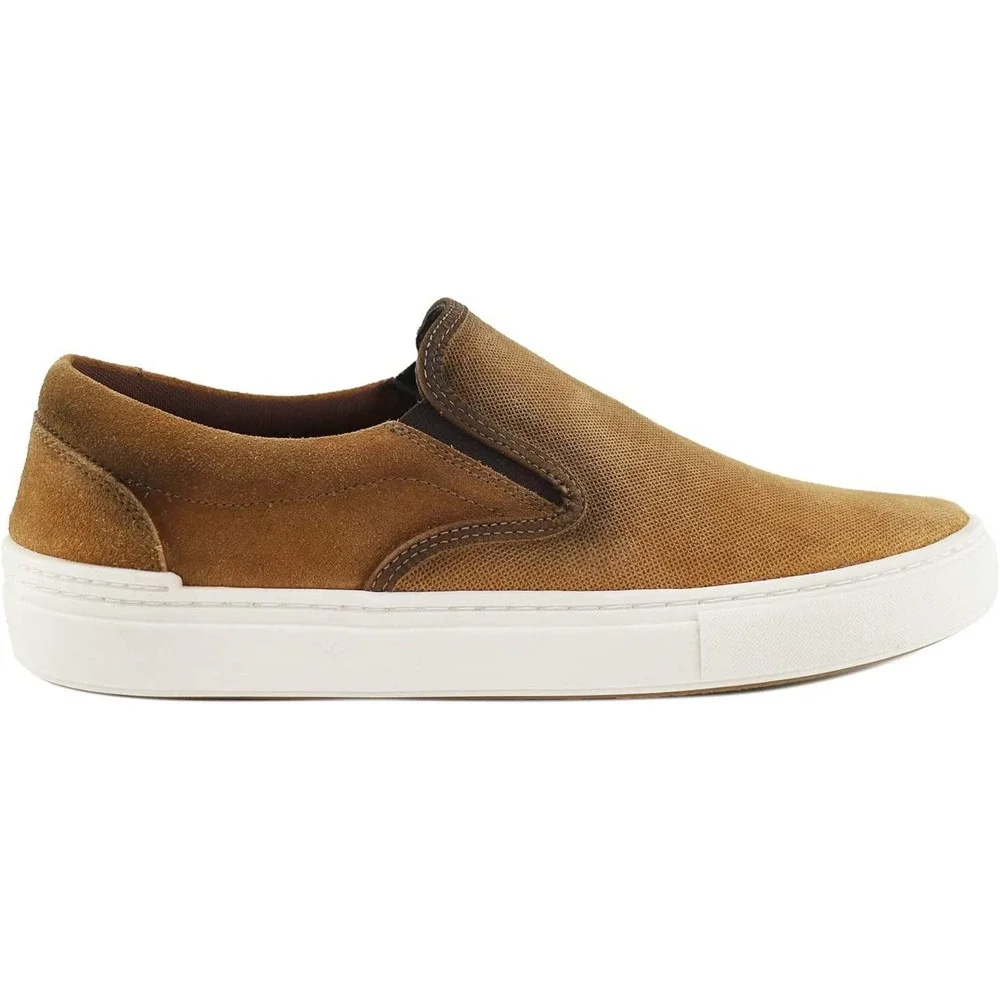 Marc‎ Joseph New York Men's Lightweight Fashion Sockless Sneakers Tan Size 10.5